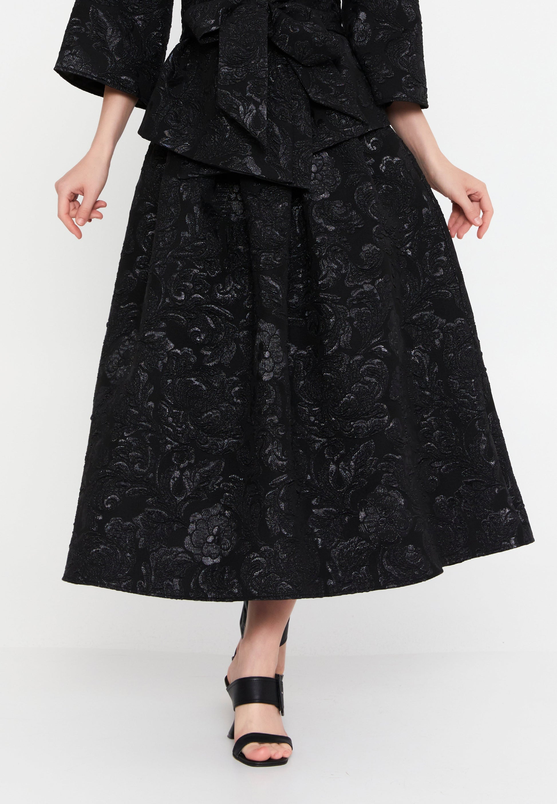 Midi Patterned Regular Skirt imz25y3062 - Skirt - Istanbul Fashion Center