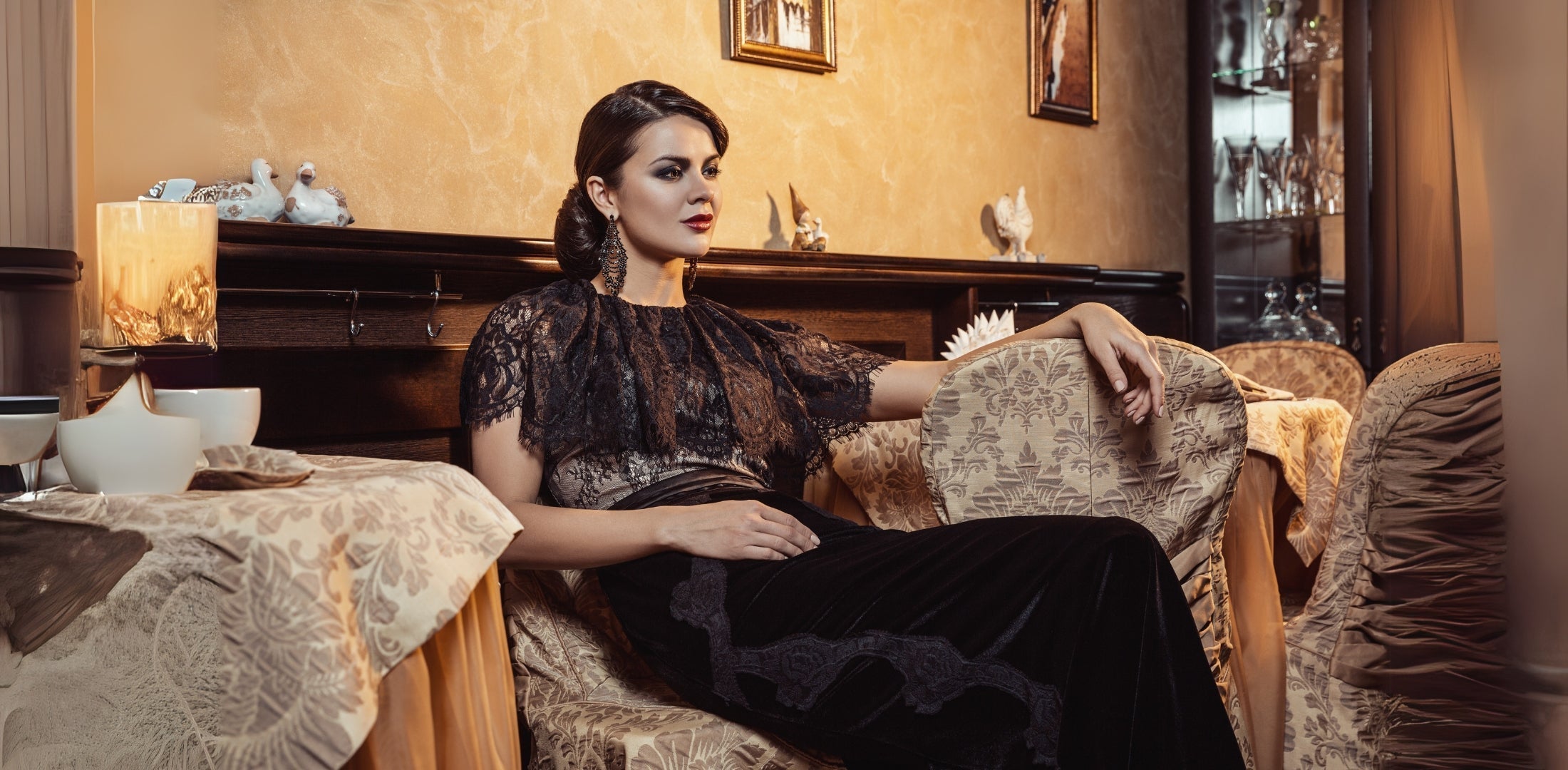 Robe de soirée noire