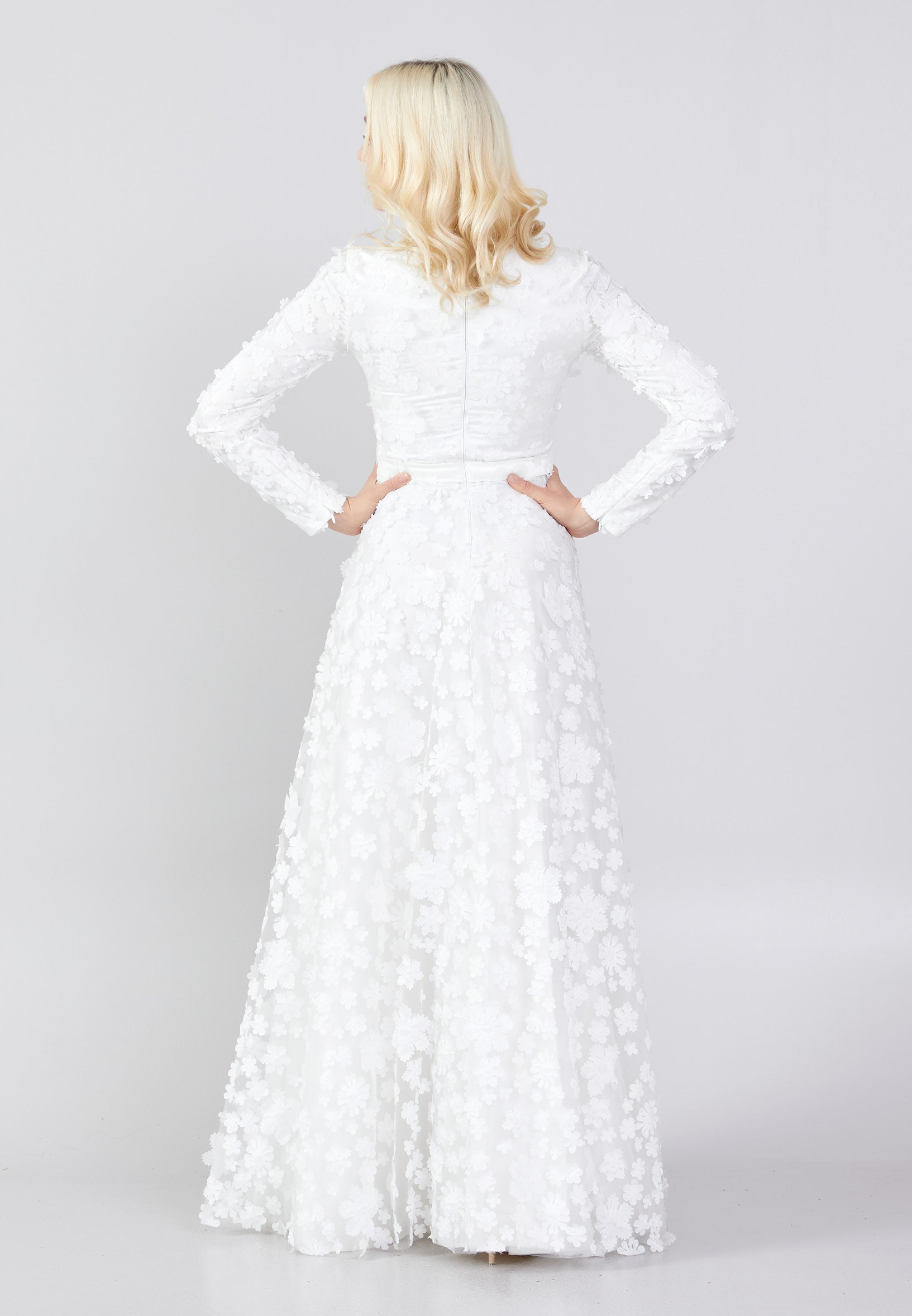 Robe longue fleurie pour mariage invité