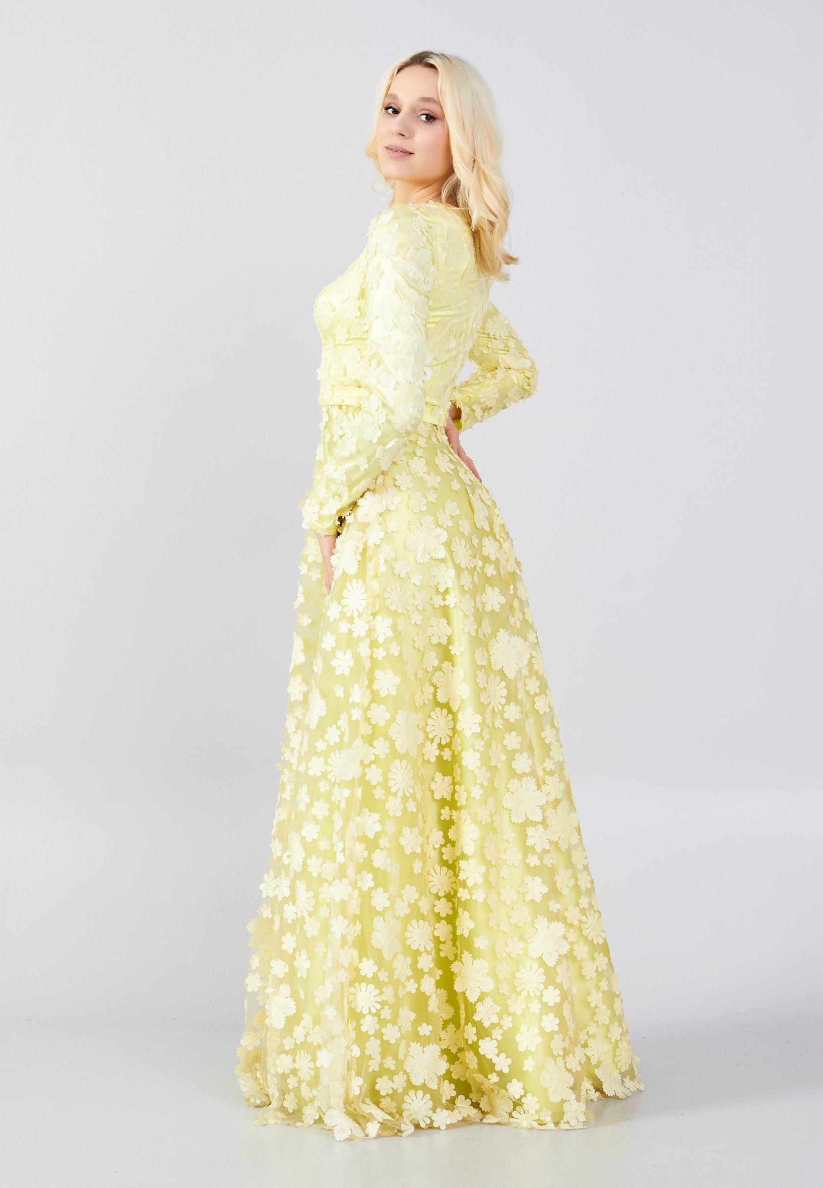Robe longue fleurie pour mariage invité