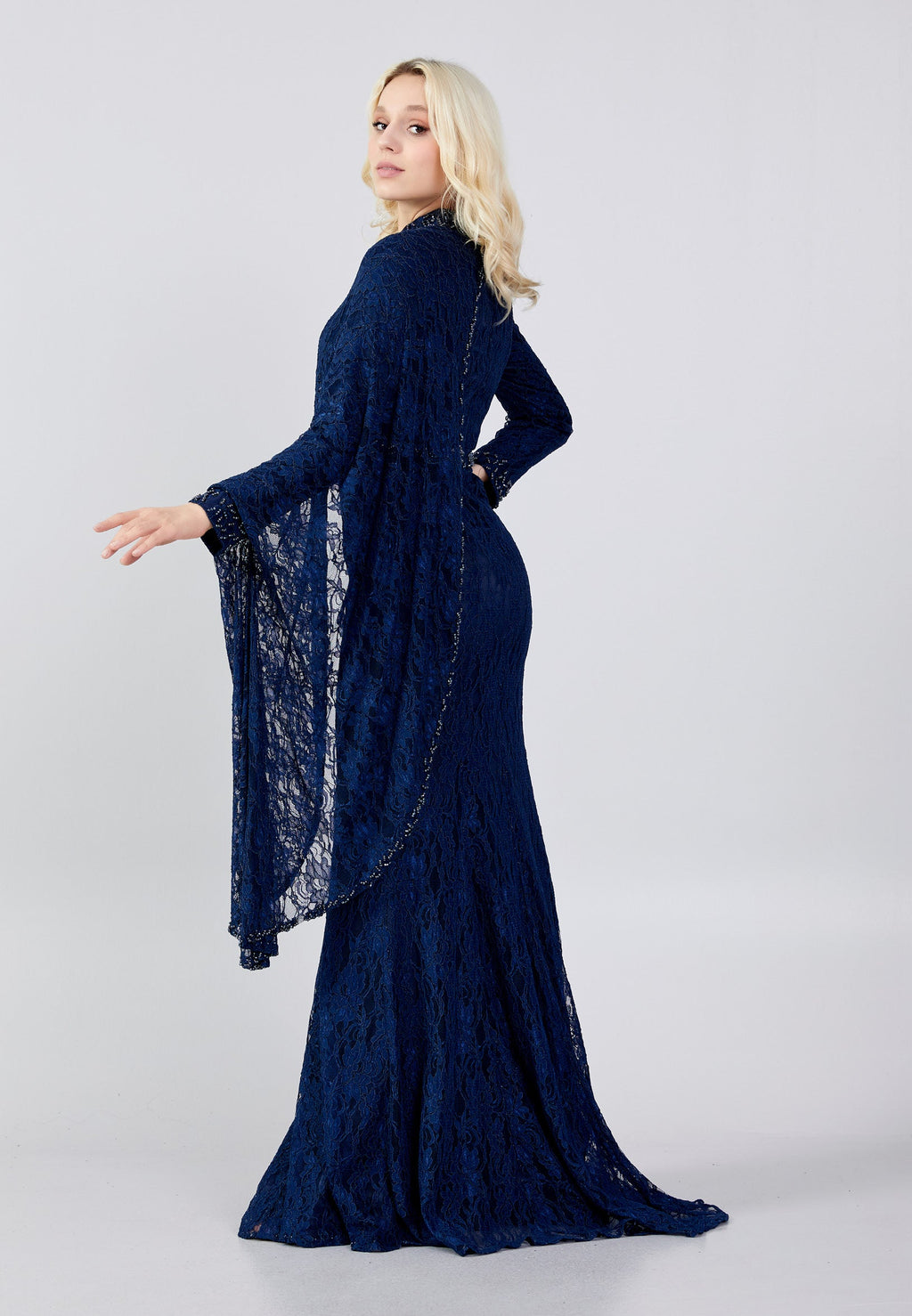 Long dress for chic wedding guest
