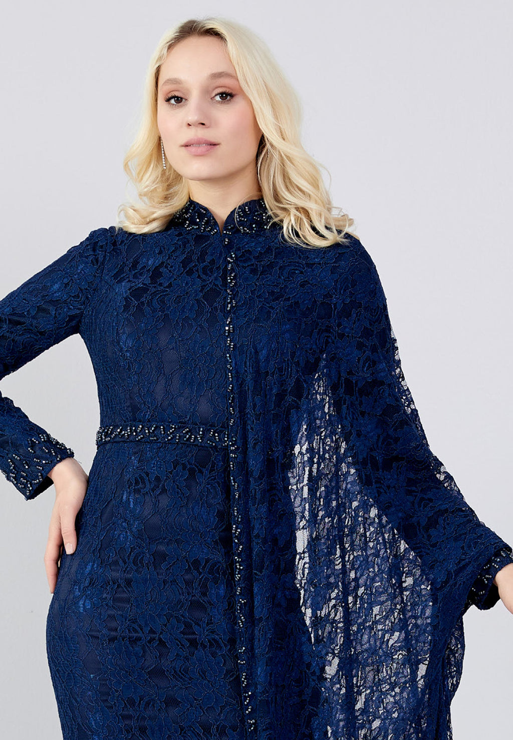 Long dress for chic wedding guest