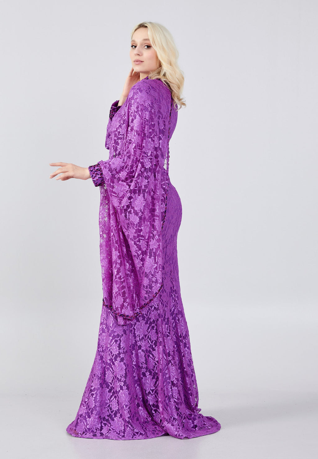 Long dress for chic wedding guest