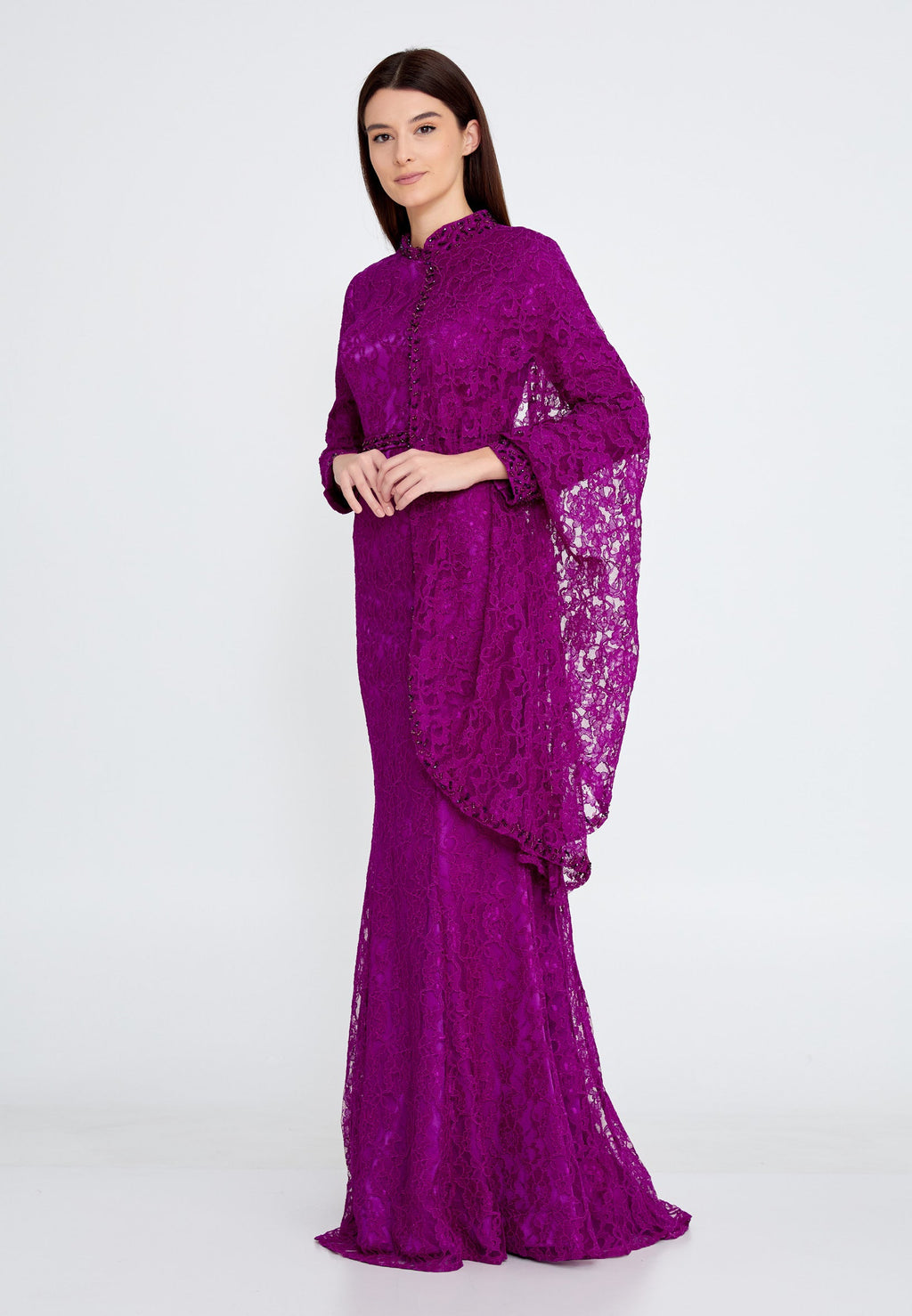 Long dress for chic wedding guest