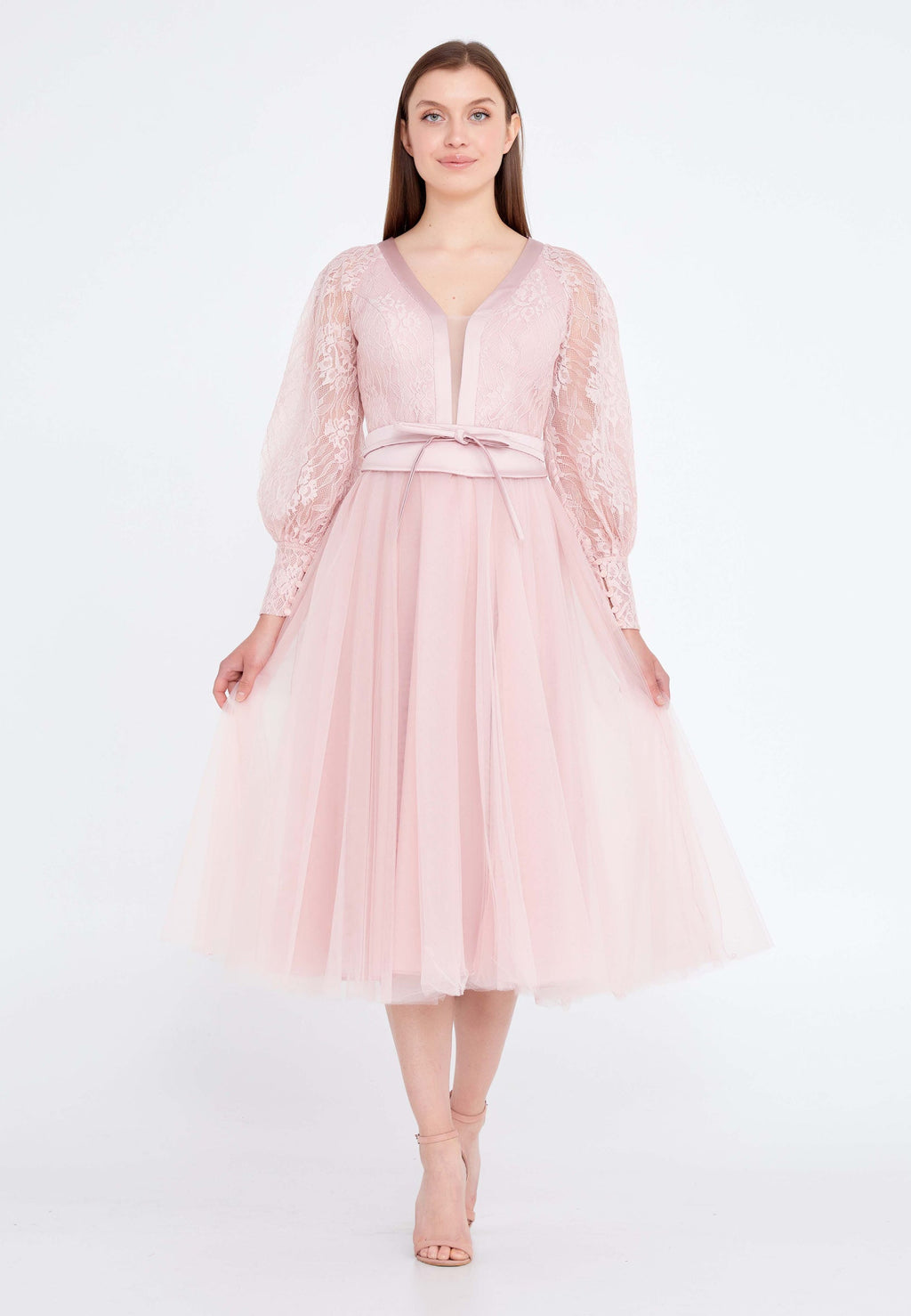 Women's long-sleeved formal dress - Classdi