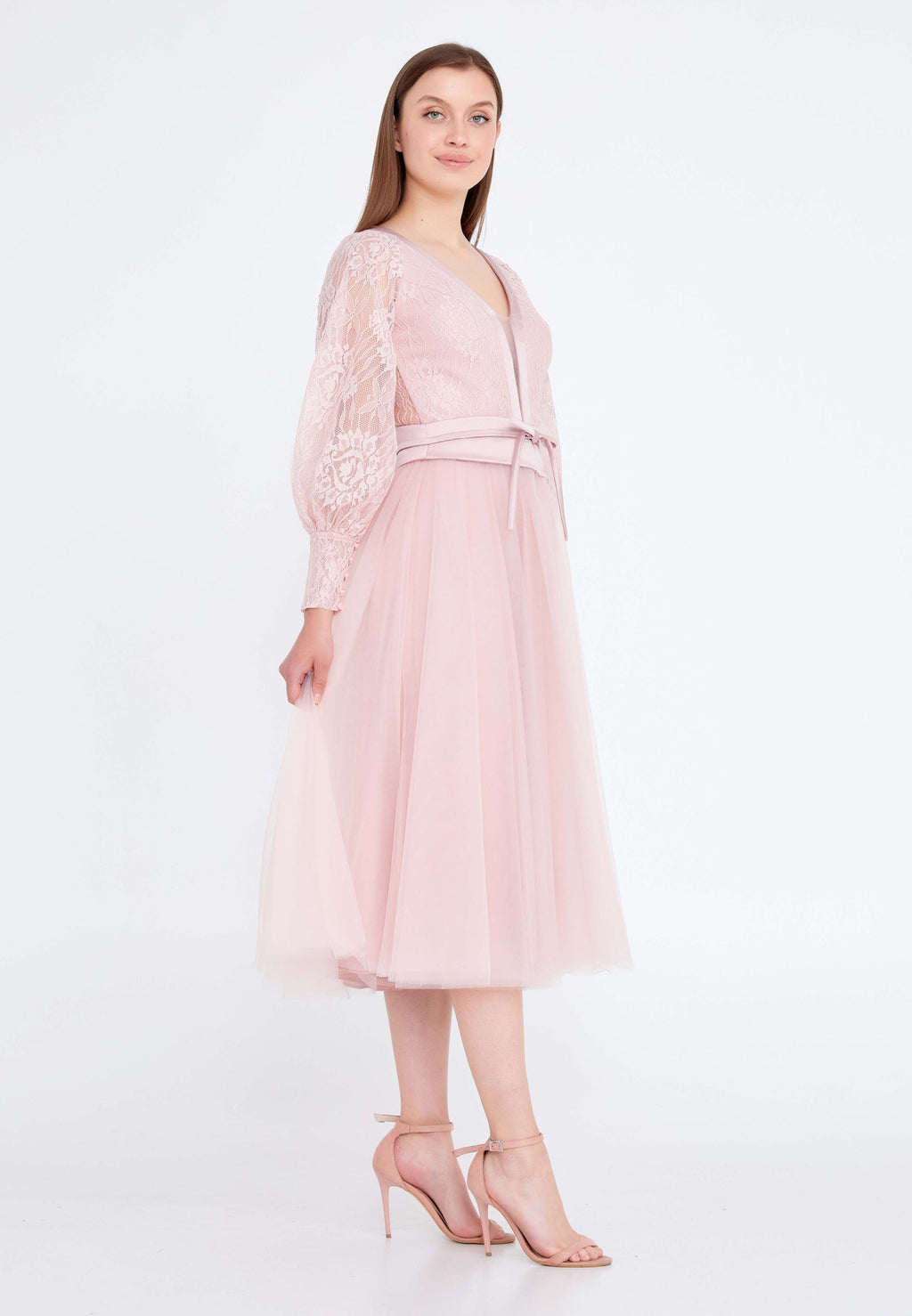 Women's long-sleeved formal dress - Classdi