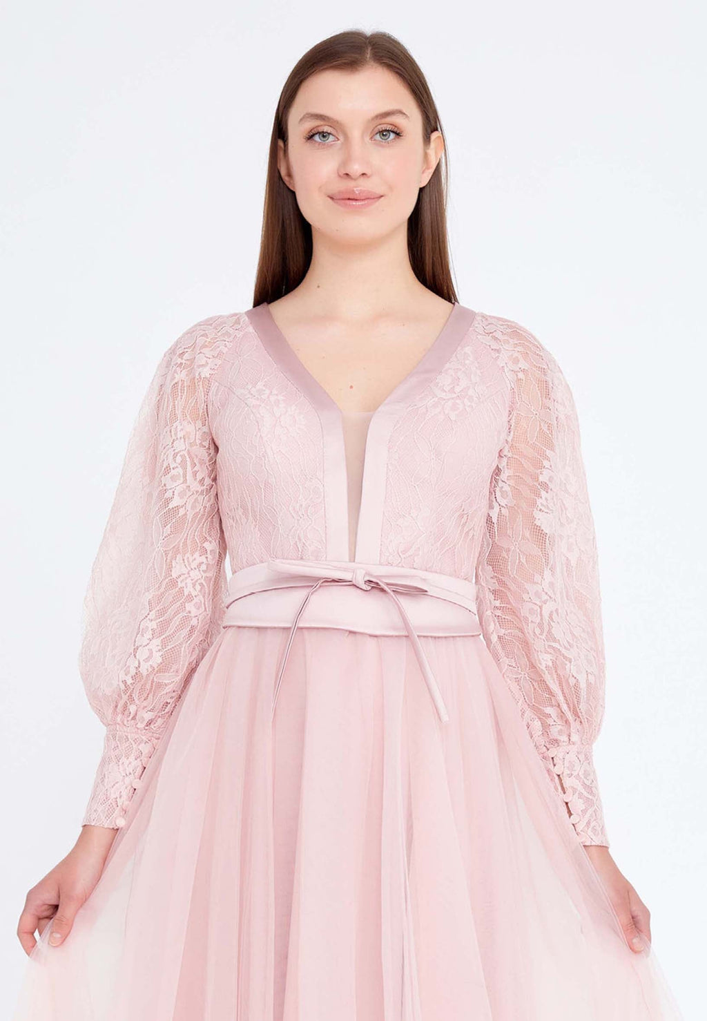 Women's long-sleeved formal dress - Classdi