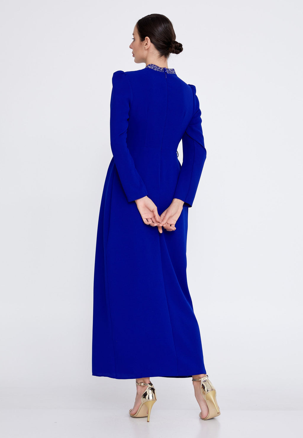 Long women's ceremony dress