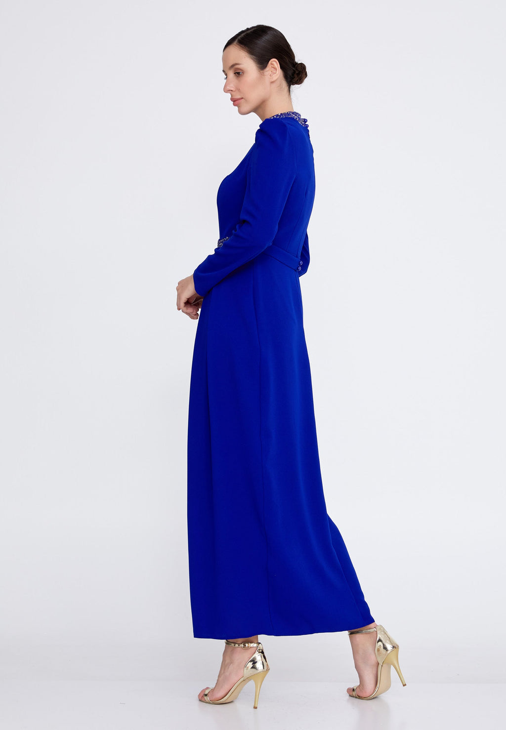 Long women's ceremony dress