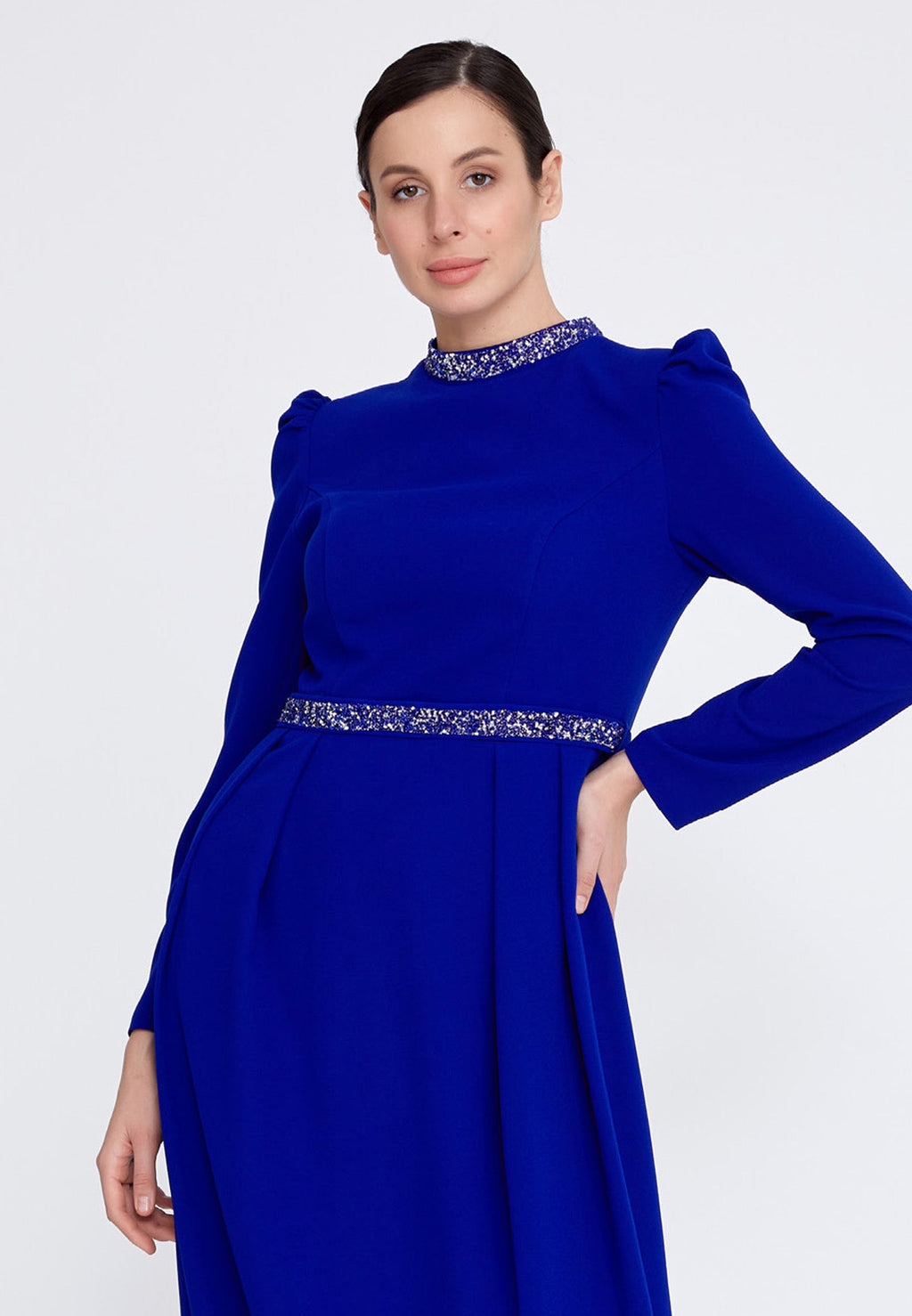 Long women's ceremony dress