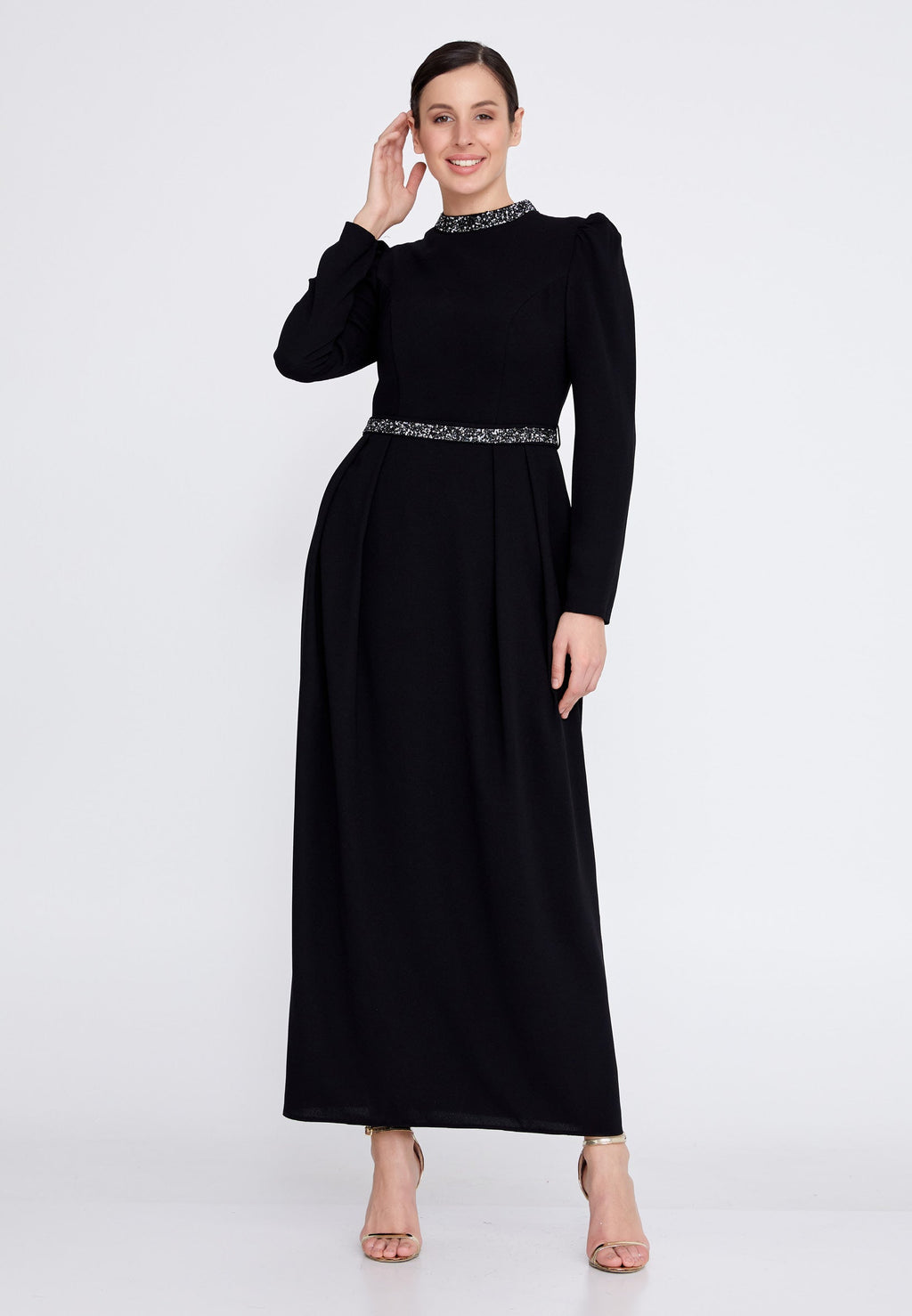 Long women's ceremony dress