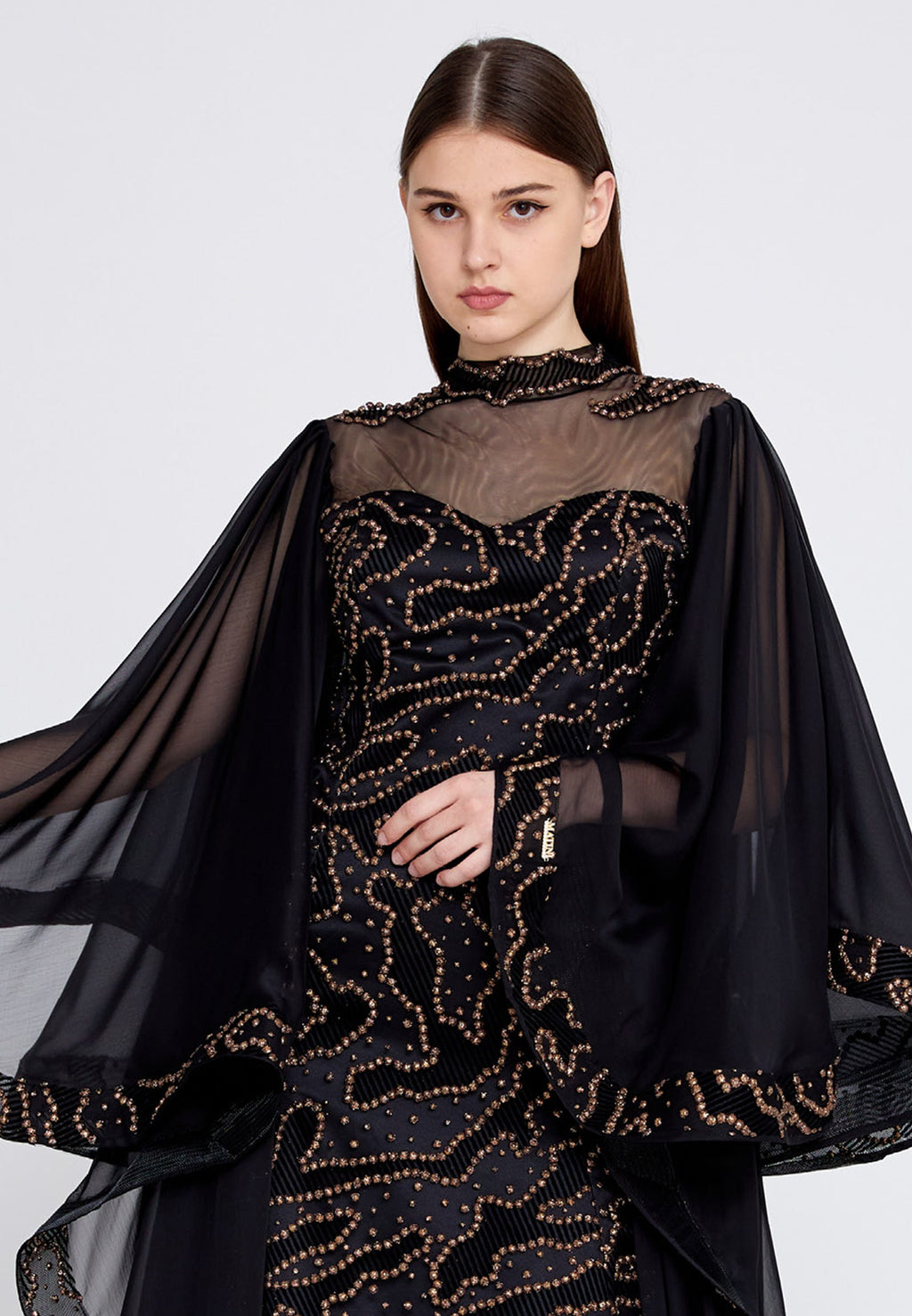 Long and chic evening dress