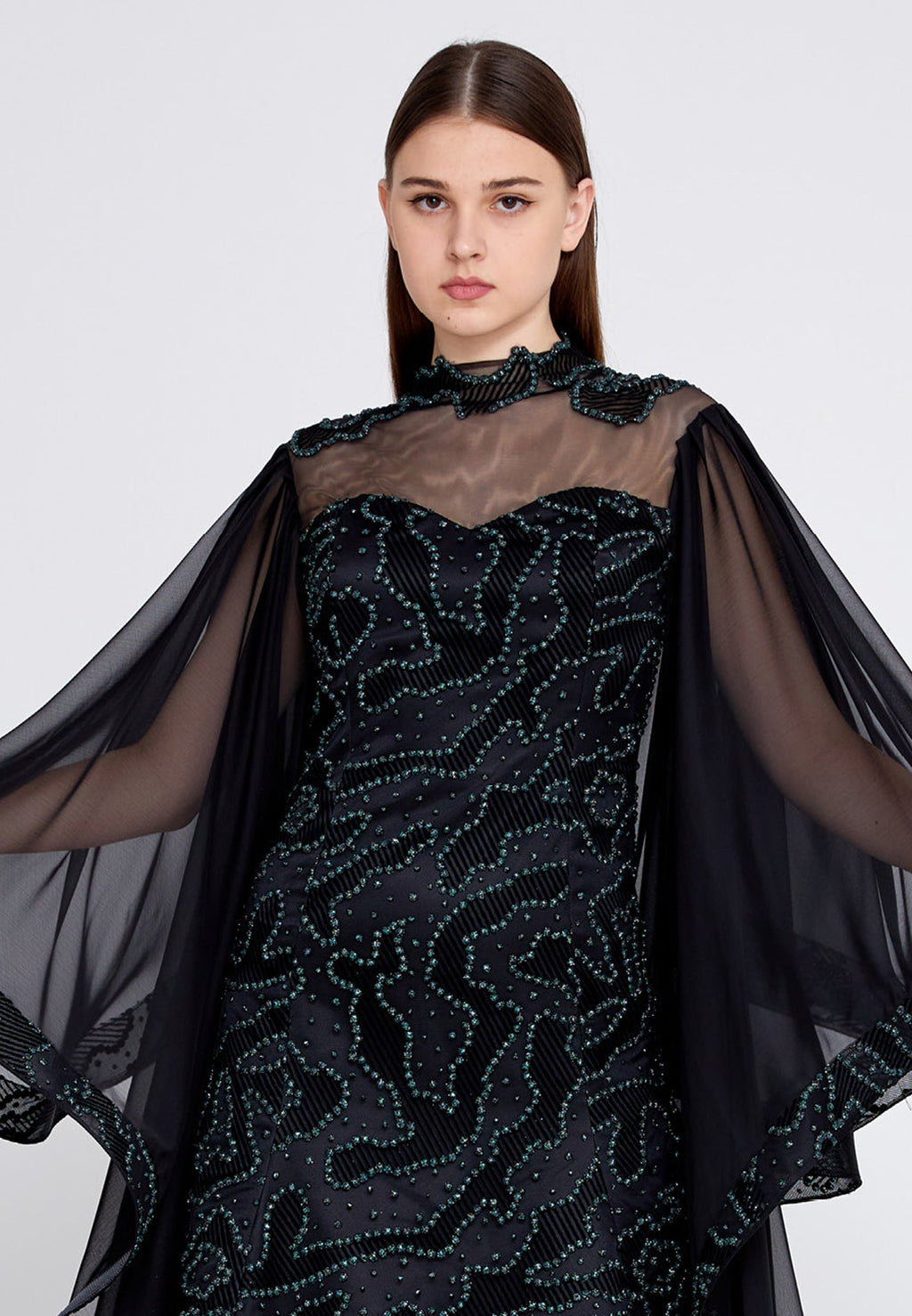 Long and chic evening dress