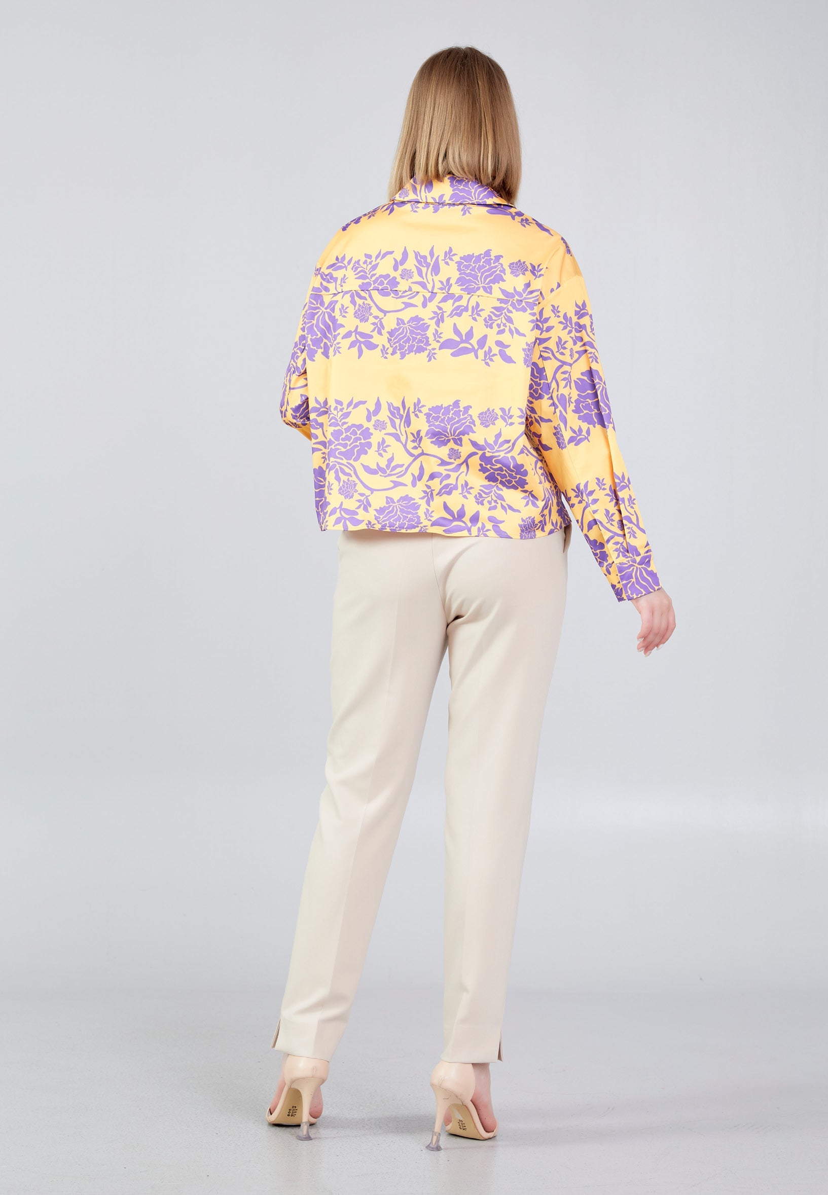 Long Sleeve Floral Regular Shirt ber23y8110 - Shirt - Istanbul Fashion Center