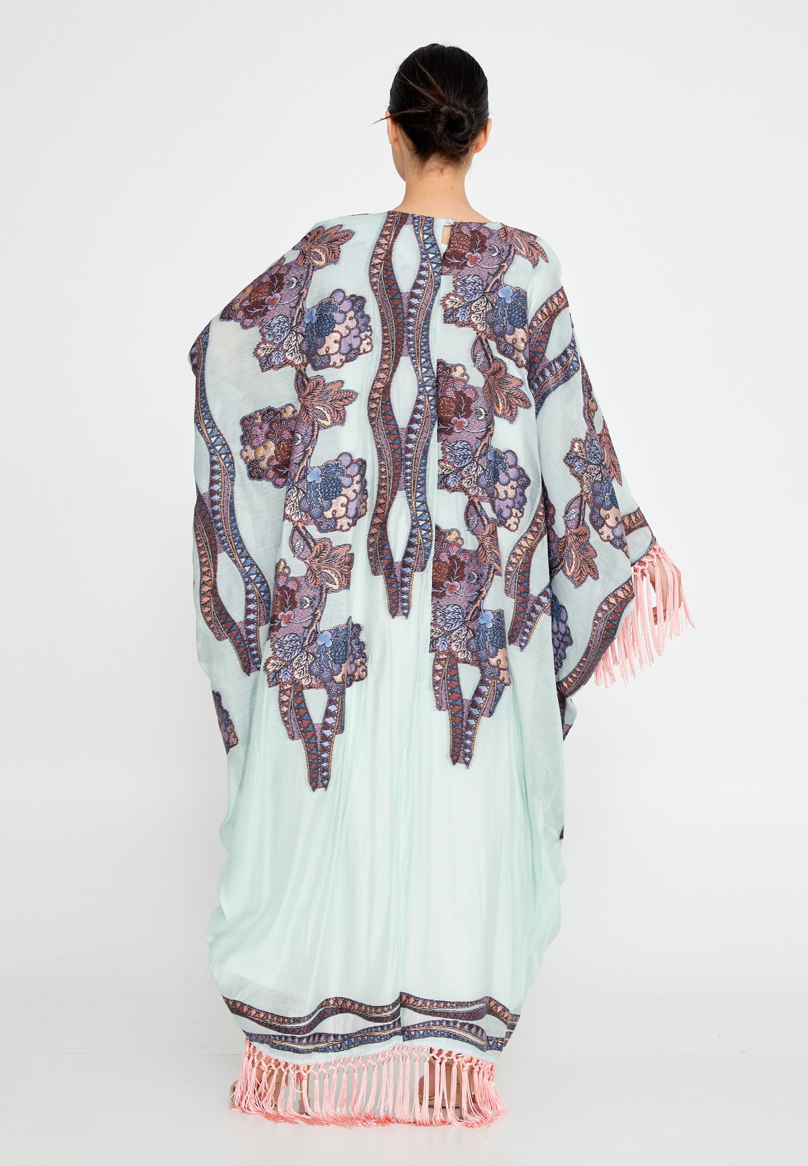 Chiffon Regular Abaya rst7328 - Abaya - Istanbul Fashion Center