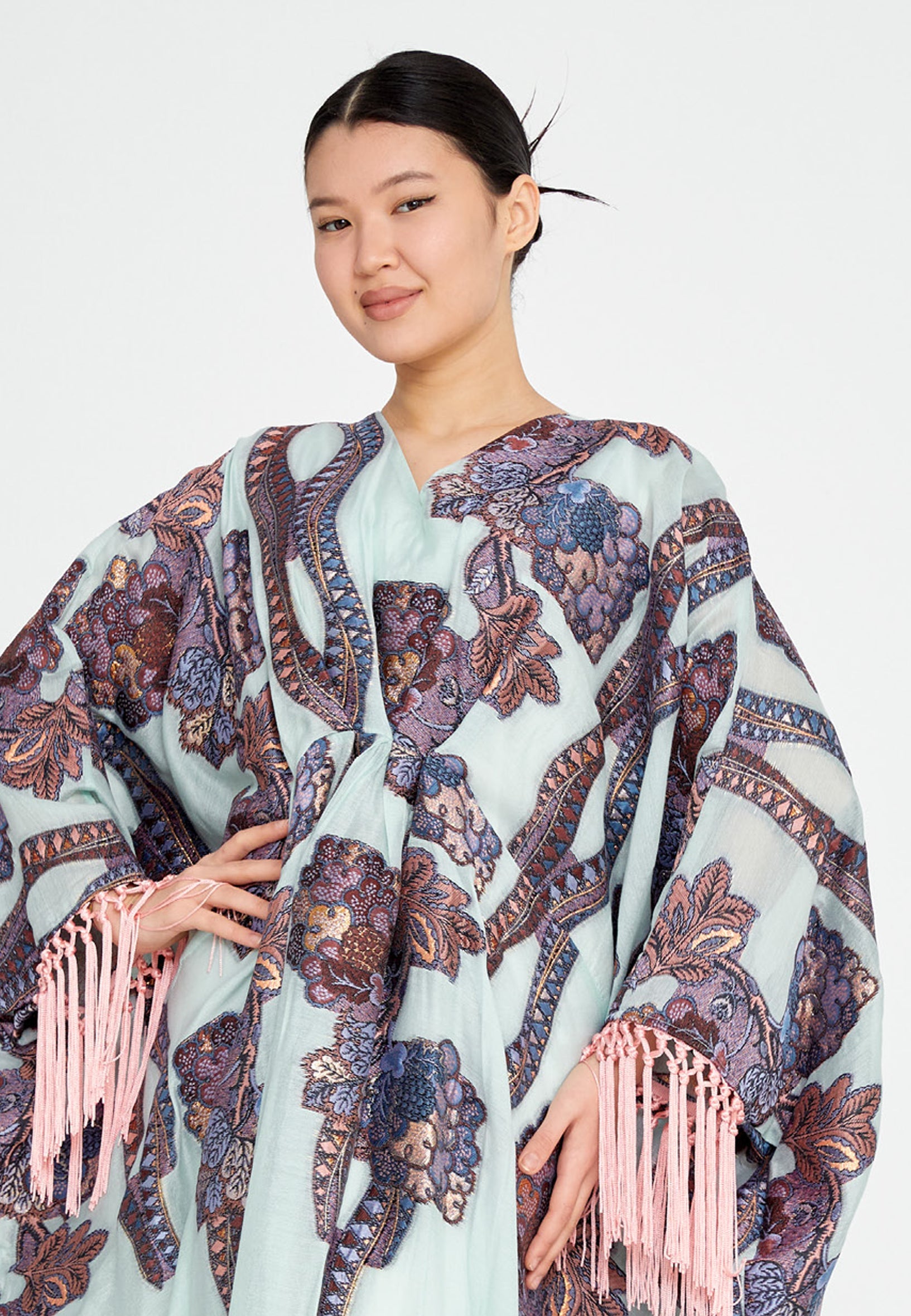 Chiffon Regular Abaya rst7328 - Abaya - Istanbul Fashion Center
