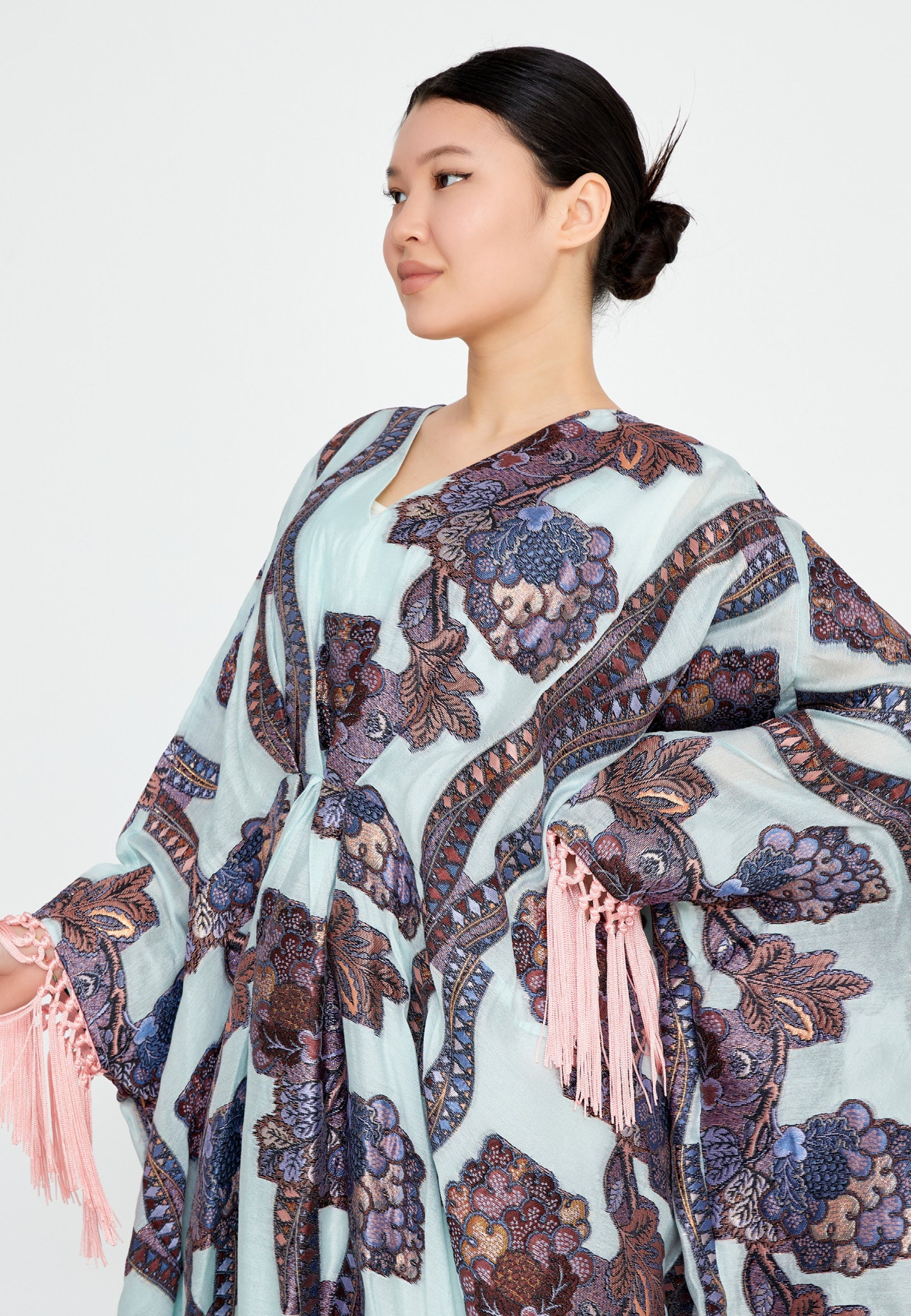 Chiffon Regular Abaya rst7328 - Abaya - Istanbul Fashion Center