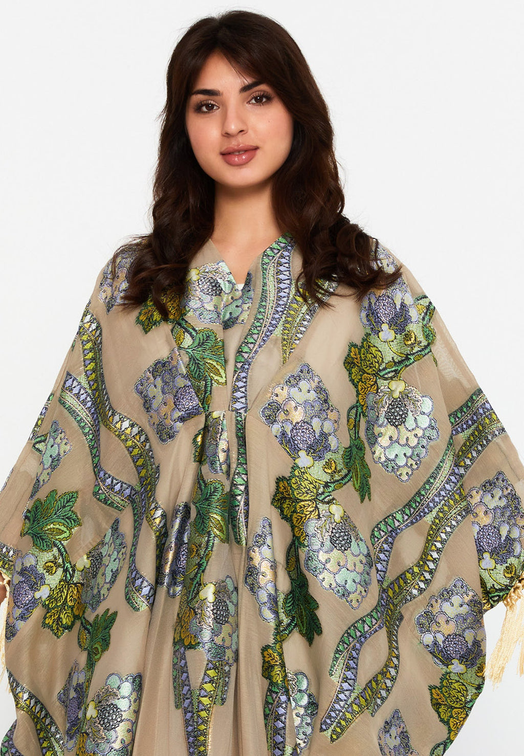 Chiffon Regular Abaya rst7328 - Abaya - Istanbul Fashion Center