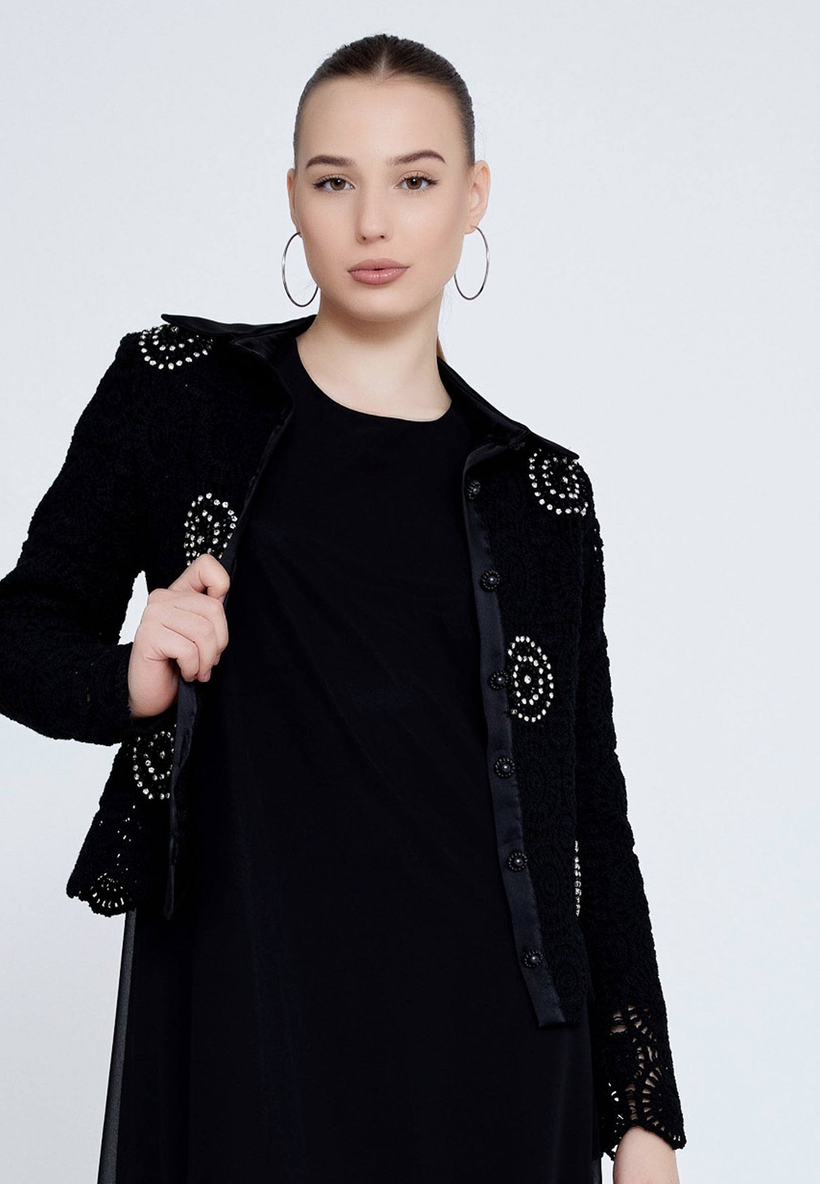 Long Sleeve Maxi Chiffon Column Regular Casual Dress shs3183 - Casual Dress - Istanbul Fashion Center