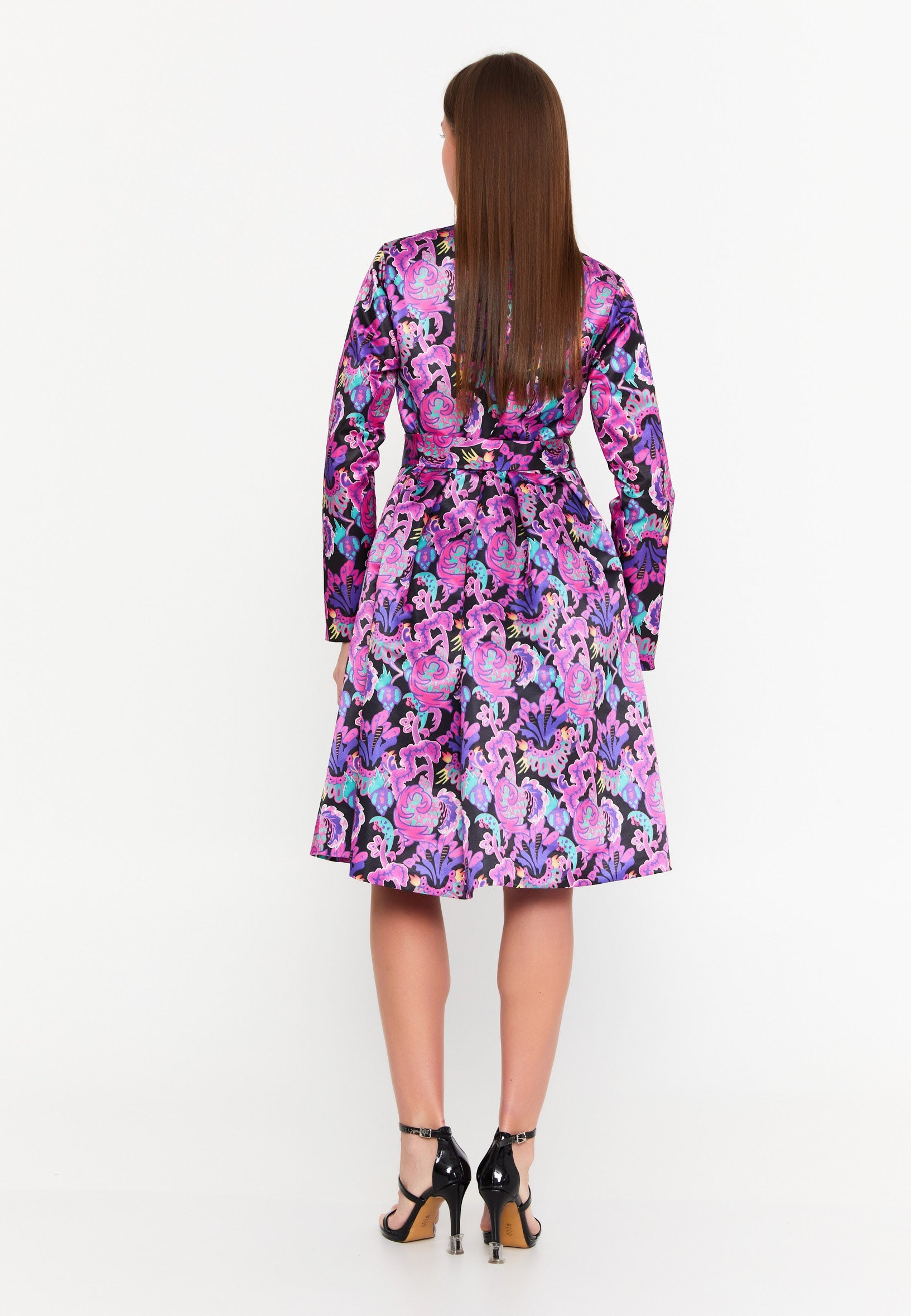Long sleeve cocktail dress