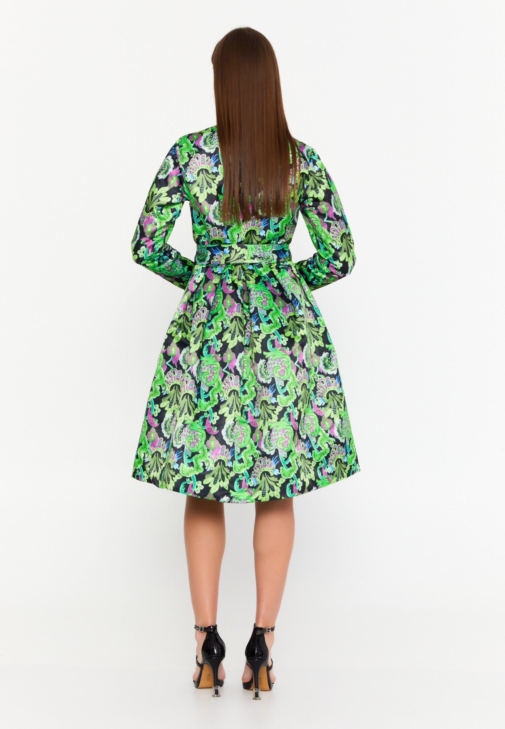 Long sleeve cocktail dress