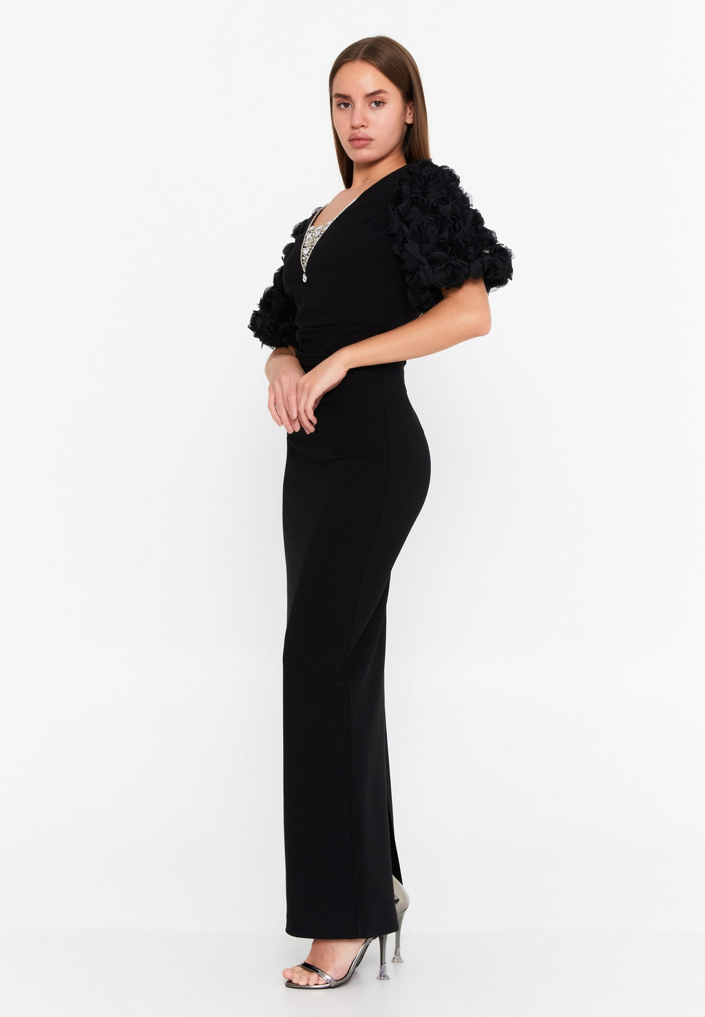 Elegant long evening dress