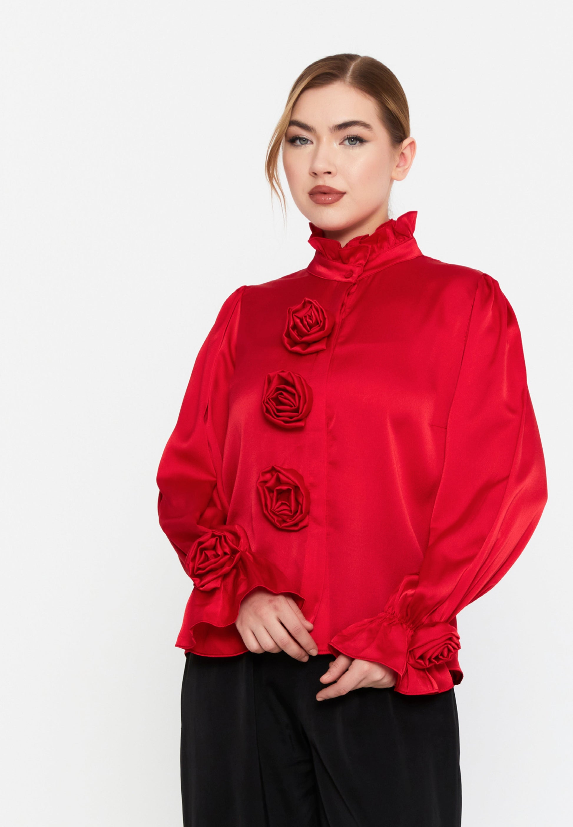Long Sleeve Solid Color Regular Shirt lrs25k5425 - Shirt - Istanbul Fashion Center