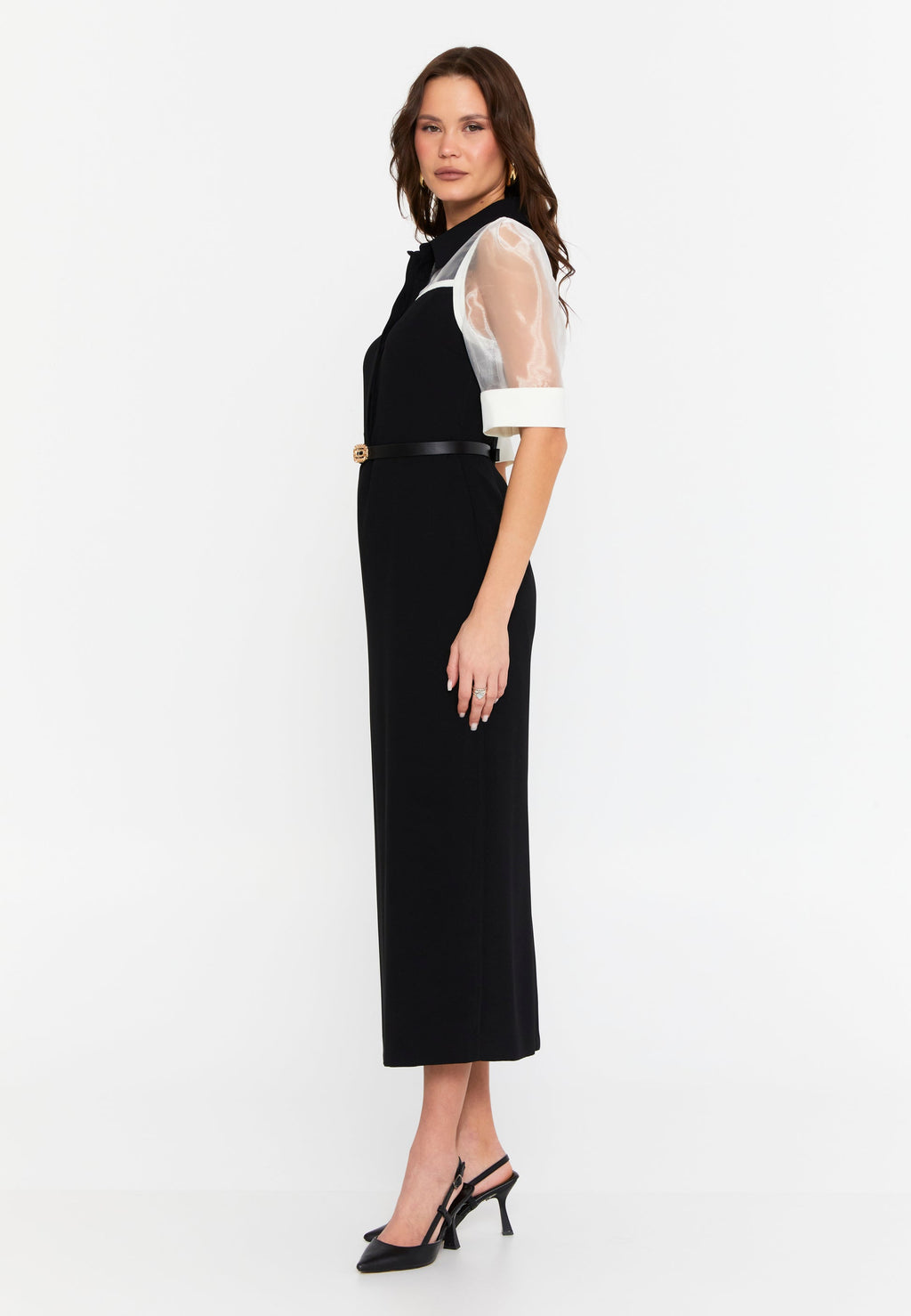 Black and white dress