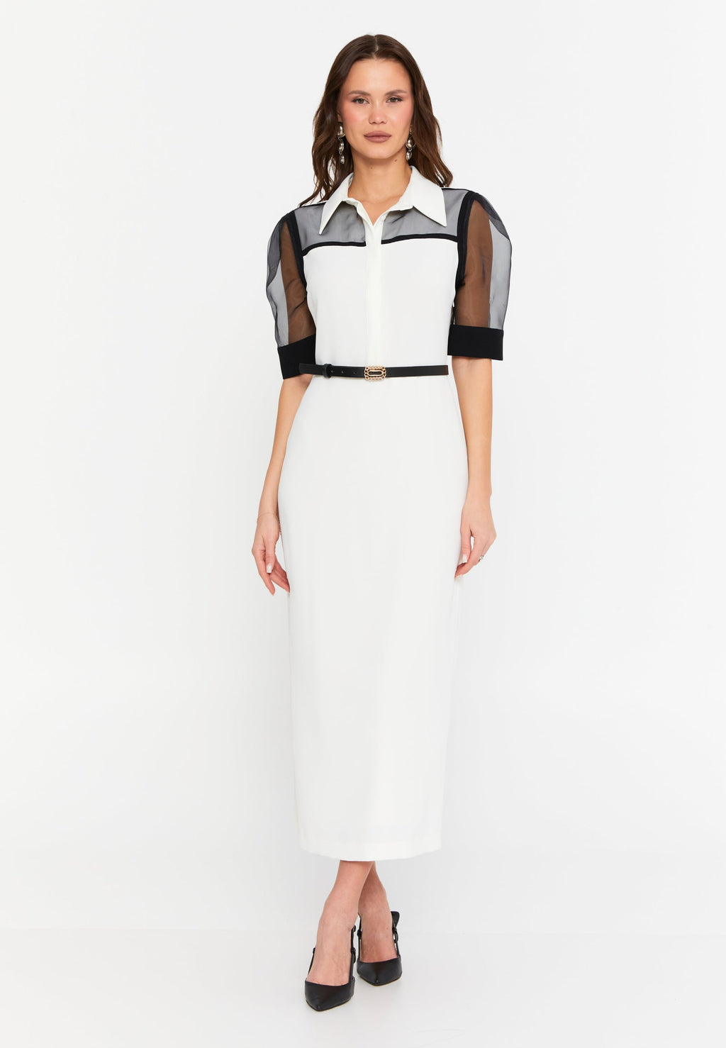 Black and white dress