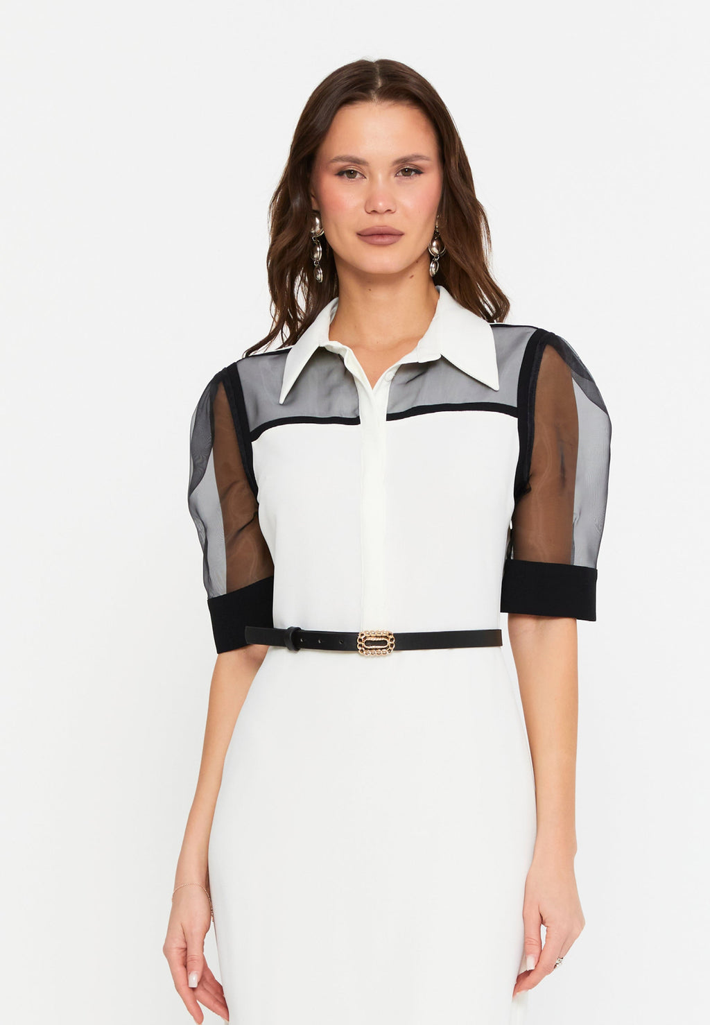 Black and white dress