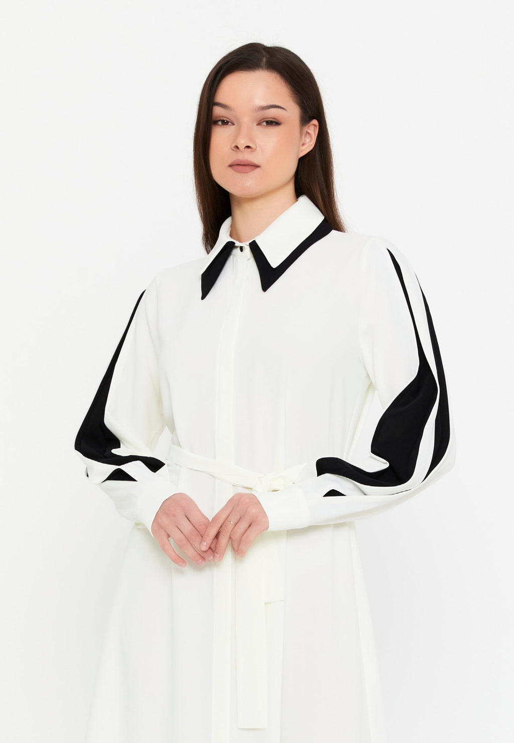 Black and white dress