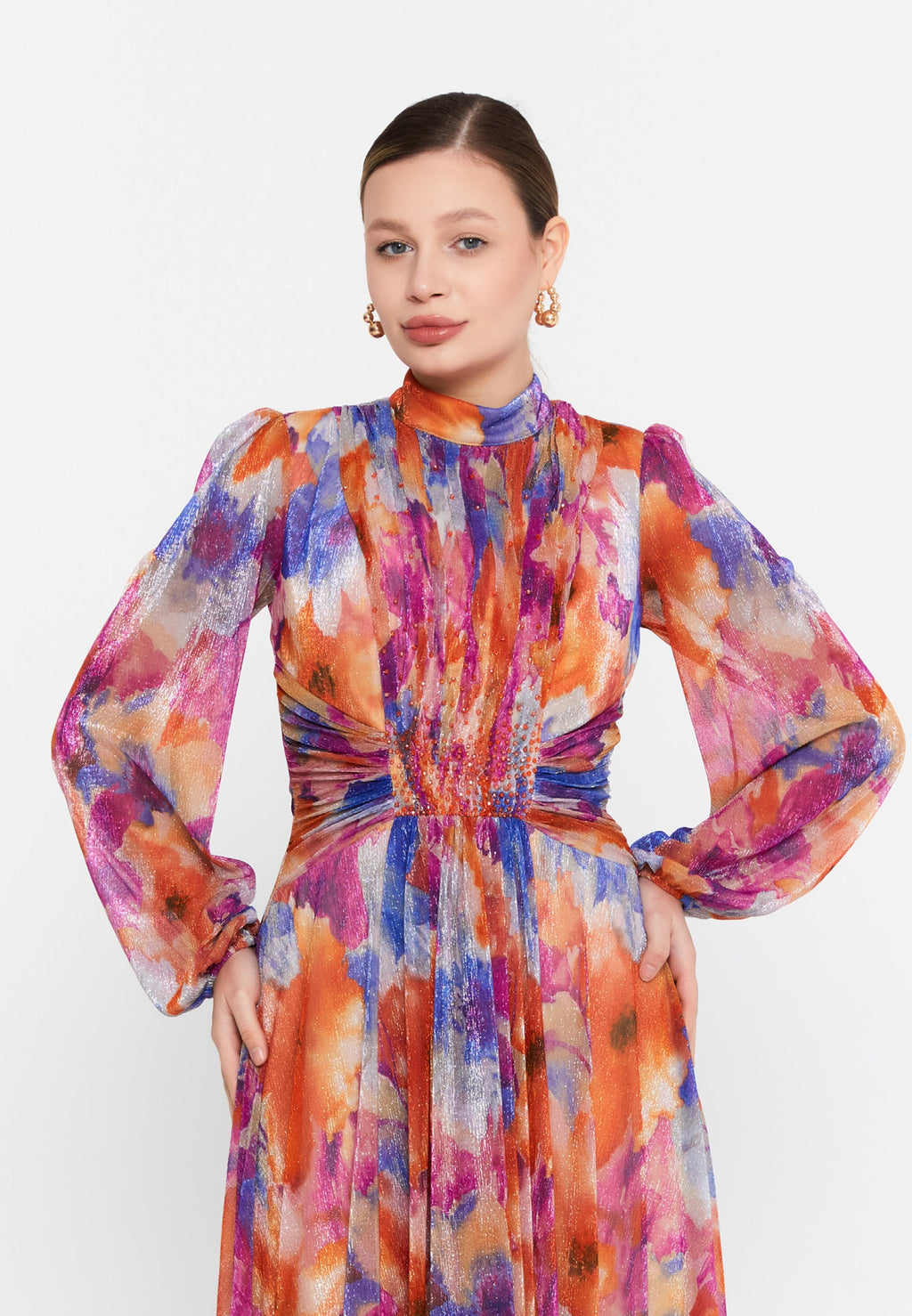 Long cocktail dress