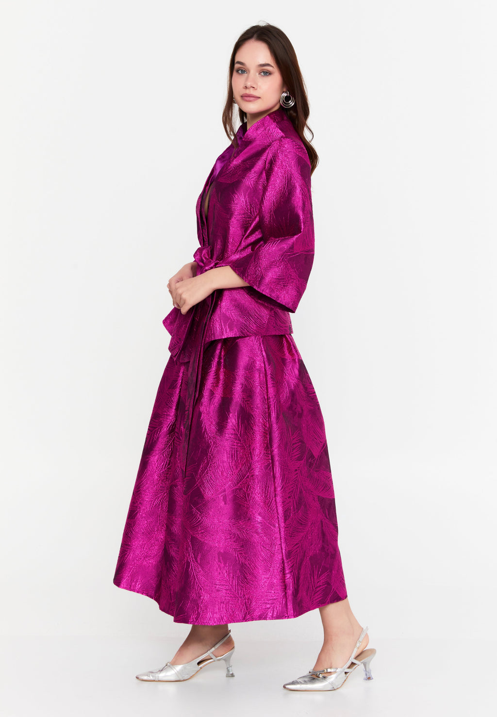 Midi Patterned Regular Skirt imz25y3062 - Skirt - Istanbul Fashion Center