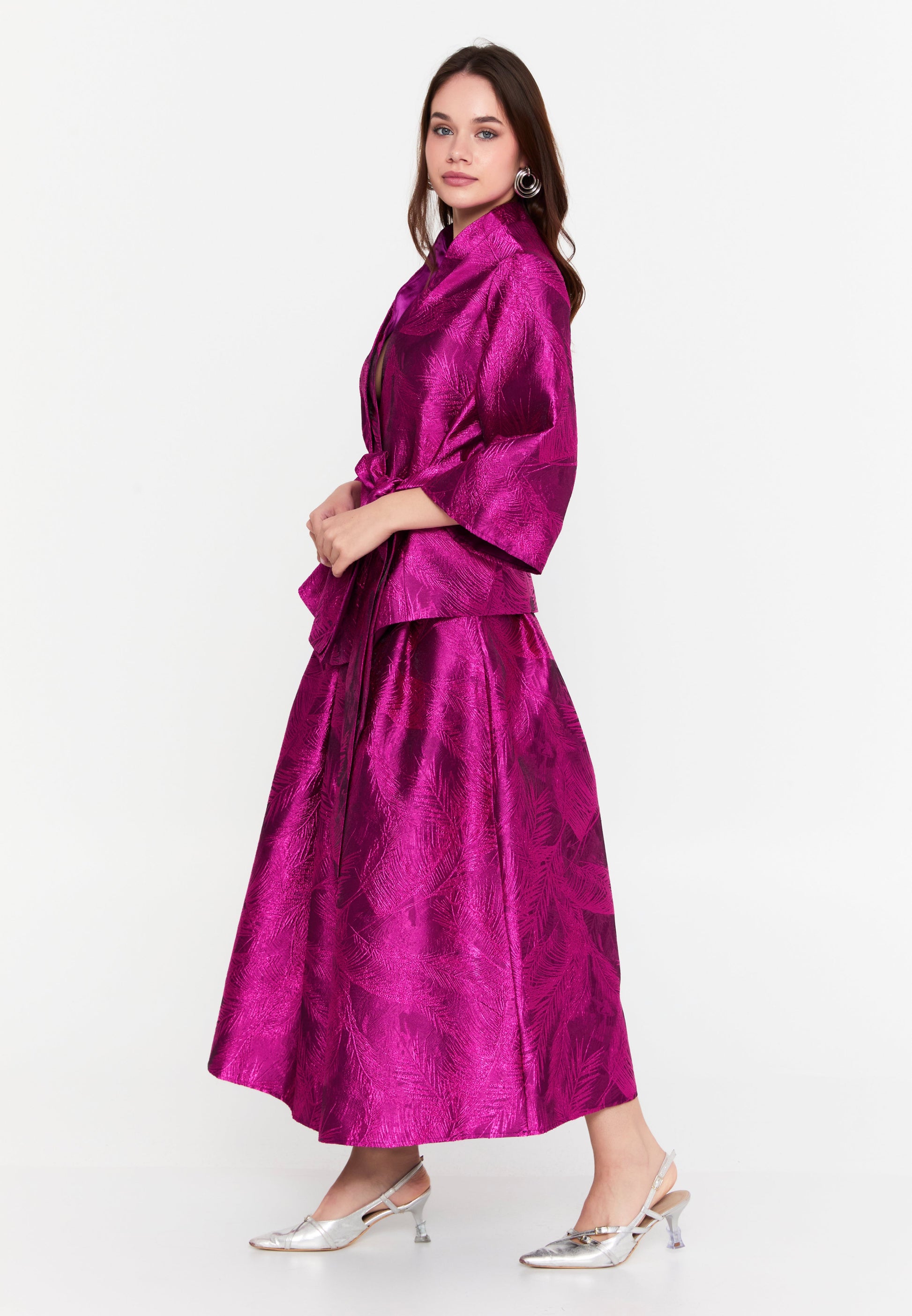 Midi Patterned Regular Skirt imz25y3062 - Skirt - Istanbul Fashion Center