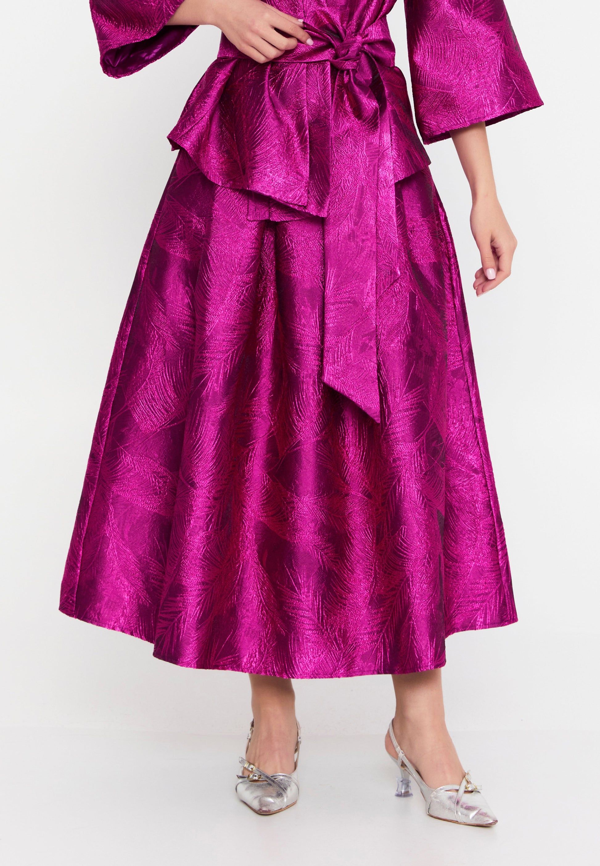 Midi Patterned Regular Skirt imz25y3062 - Skirt - Istanbul Fashion Center