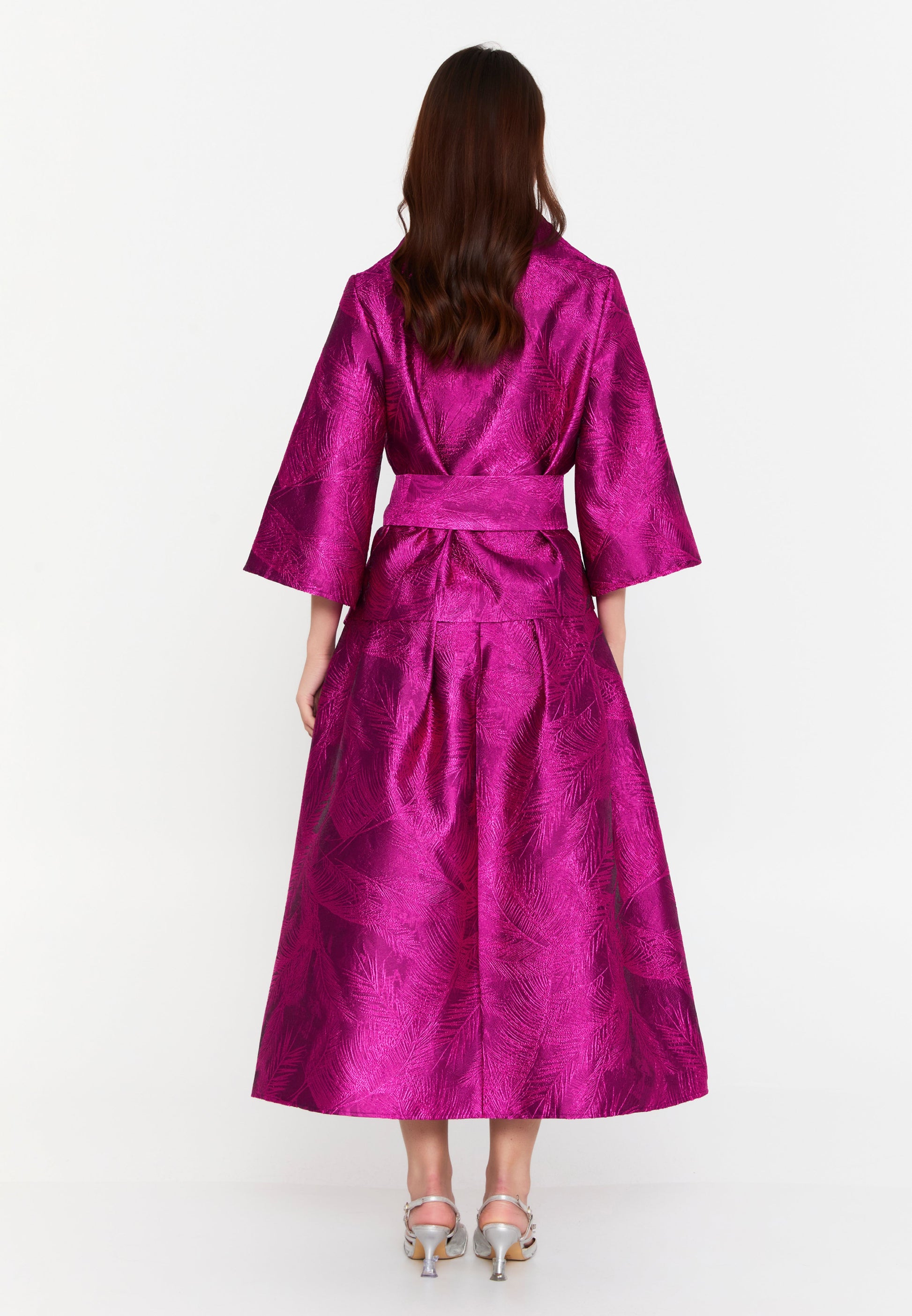 Mid-Length Polyester Patterned Regular Jacket imz25y5199 - Jacket - Istanbul Fashion Center