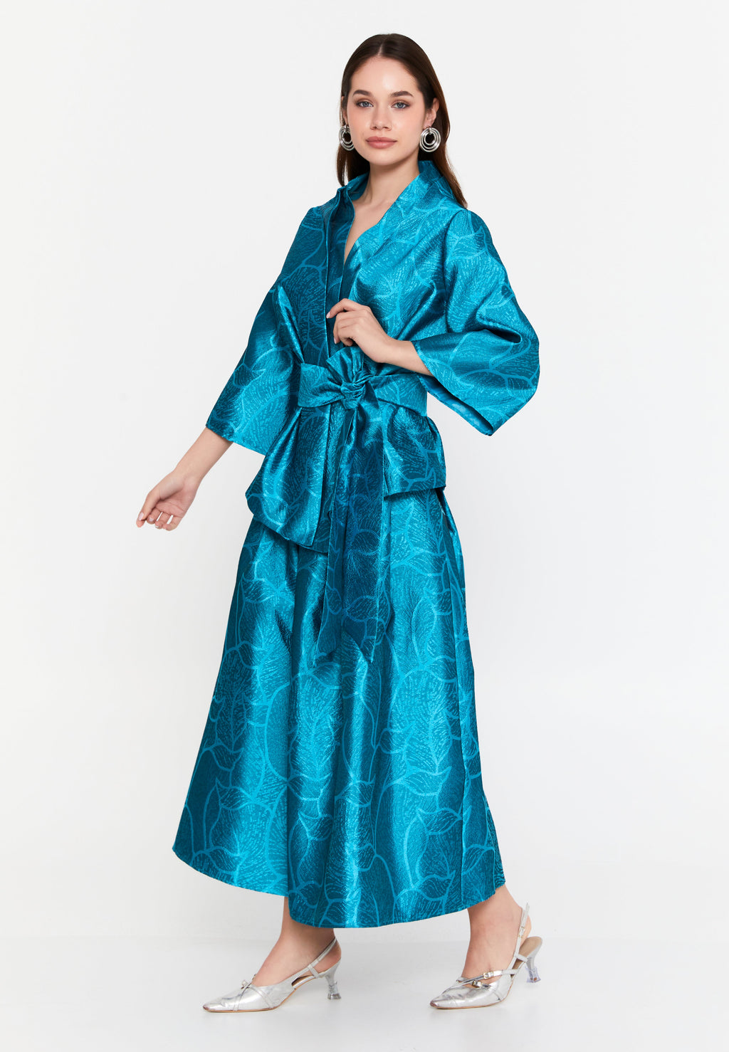Mid-Length Polyester Patterned Regular Jacket imz25y5199 - Jacket - Istanbul Fashion Center