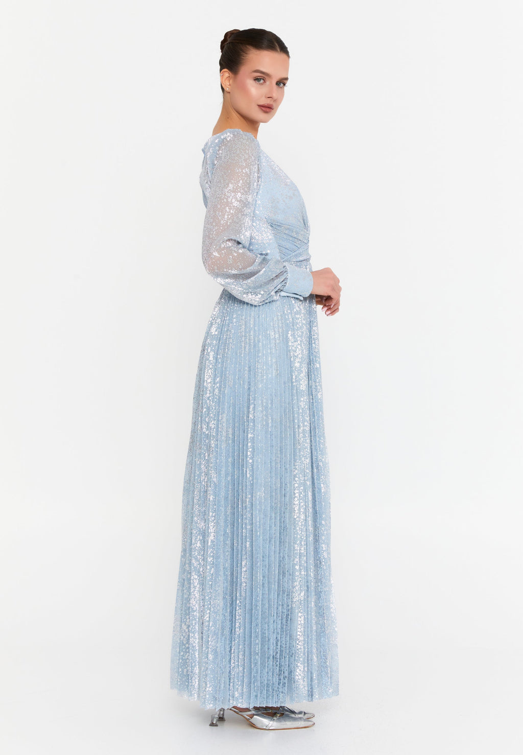 Long dress for wedding guest