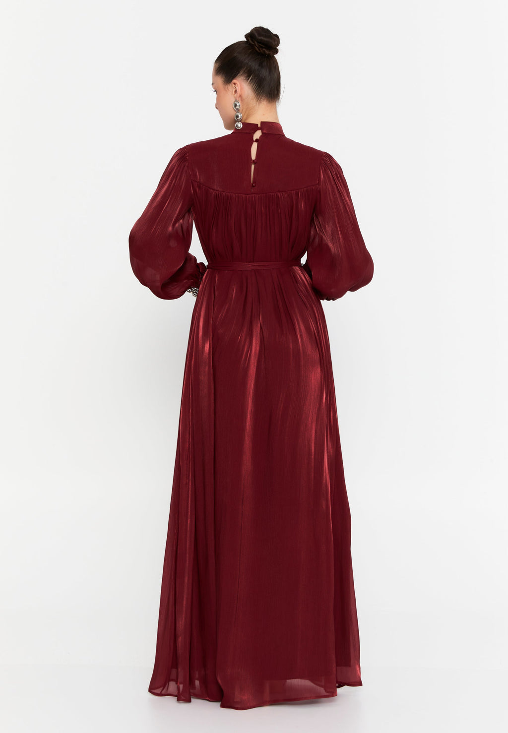 Long sleeve evening dress