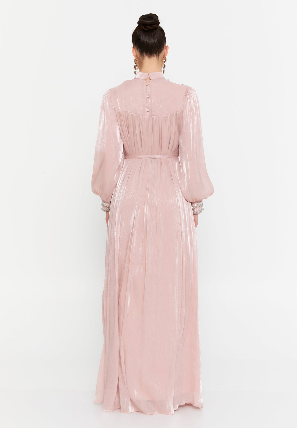 Long sleeve evening dress