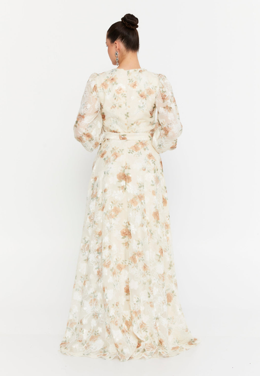 Long chic wedding cocktail dress