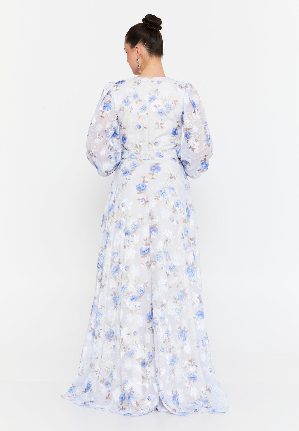 Long chic wedding cocktail dress