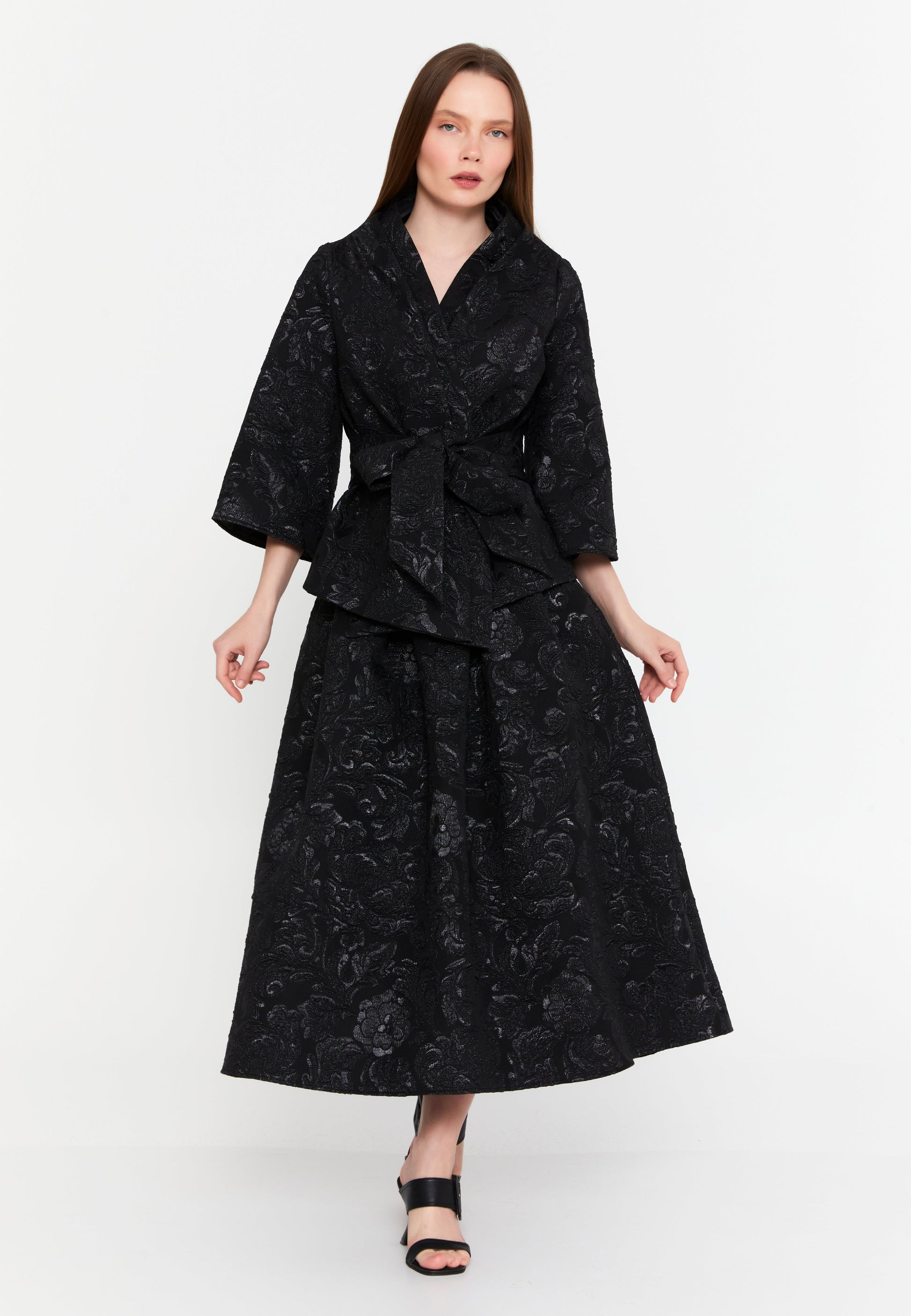 Midi Patterned Regular Skirt imz25y3062 - Skirt - Istanbul Fashion Center
