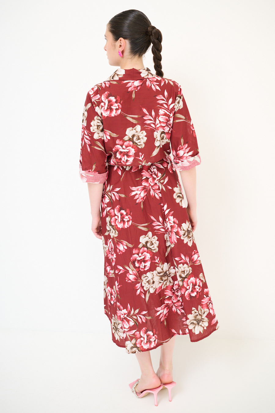 Robe longue fleurie chic