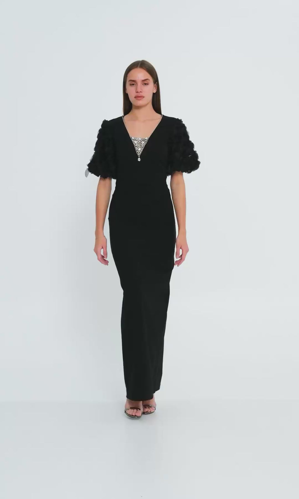 Elegant long evening dress